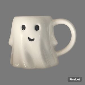 Halloween Ghost shaped coffe mug new